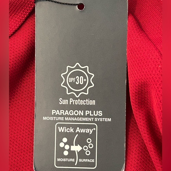 NEW Paragon Men’s Polo Shirt Red Size XL NWT - Picture 4 of 5